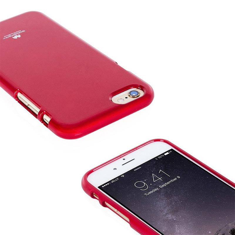 Goospery Jelly Case Back Cover (iPhone 11 Pro Max) red