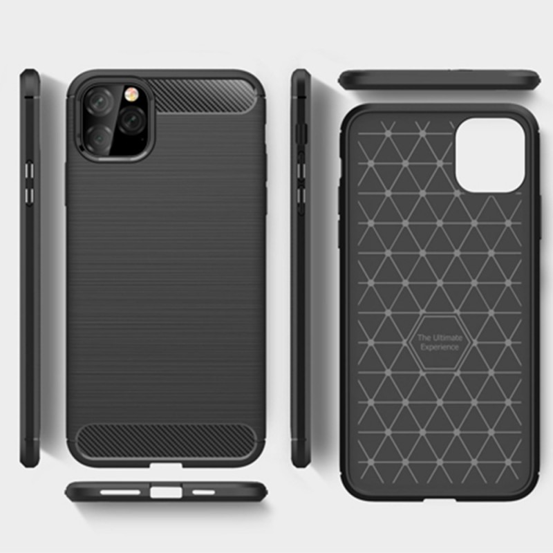 Carbon Case Back Cover (iPhone 11 Pro) black