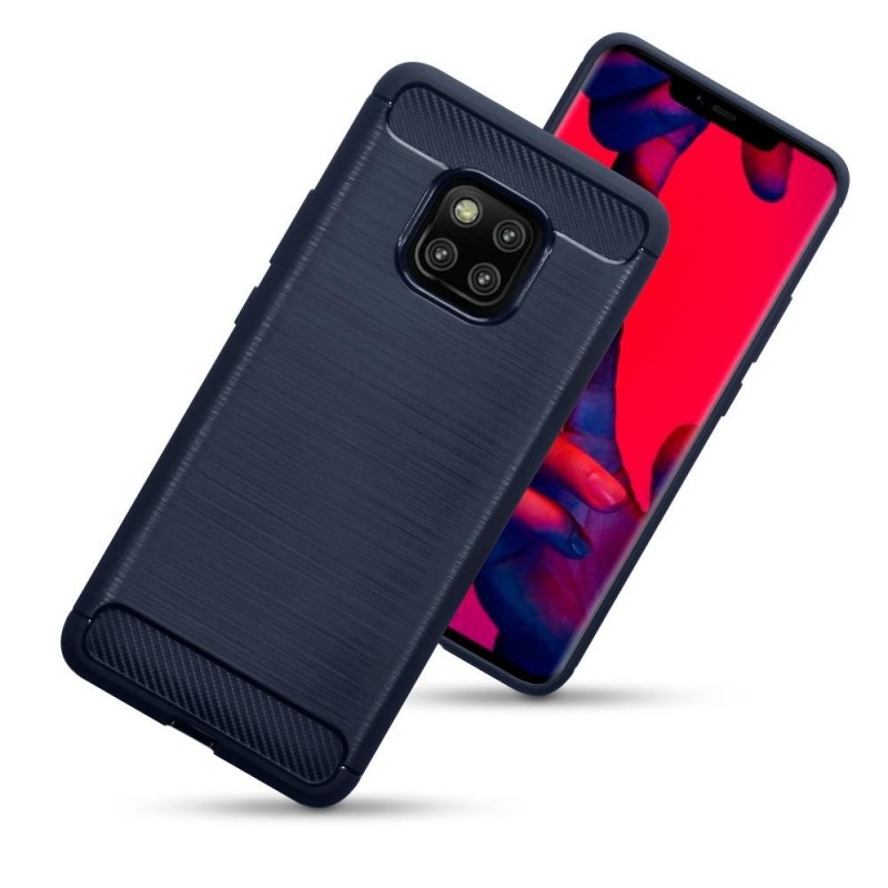 Carbon Case Back Cover (Huawei Mate 20) blue