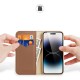 Dux Ducis Hivo RFID Blocking Wallet Case (iPhone 15 Pro Max) brown