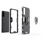 Finger Ring Rugged Case Back Cover (Samsung Galaxy S21 Plus) black