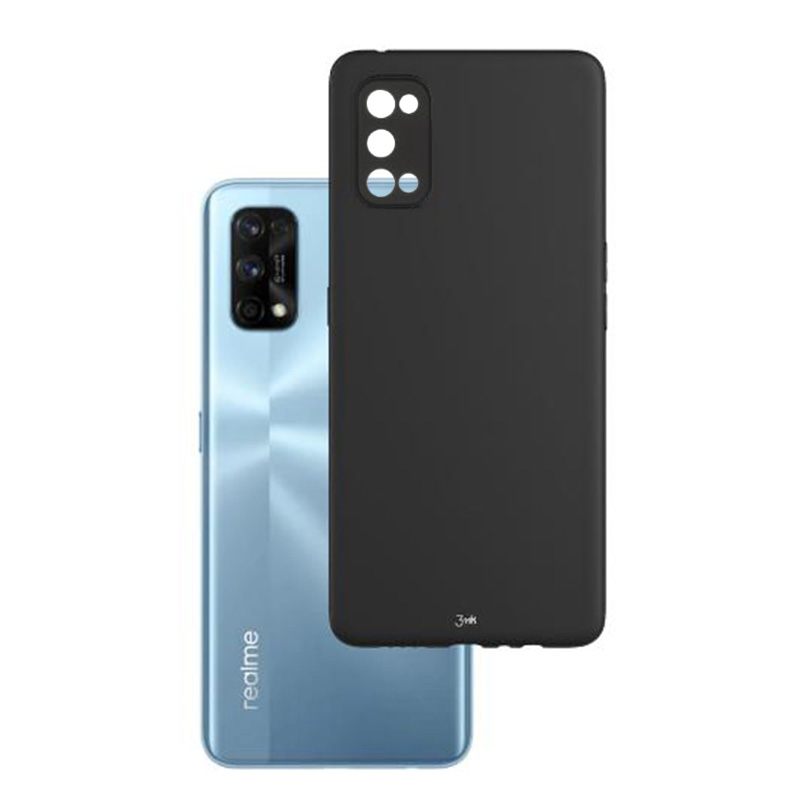 3mk Matt Case Back Cover (Realme 7 Pro) black