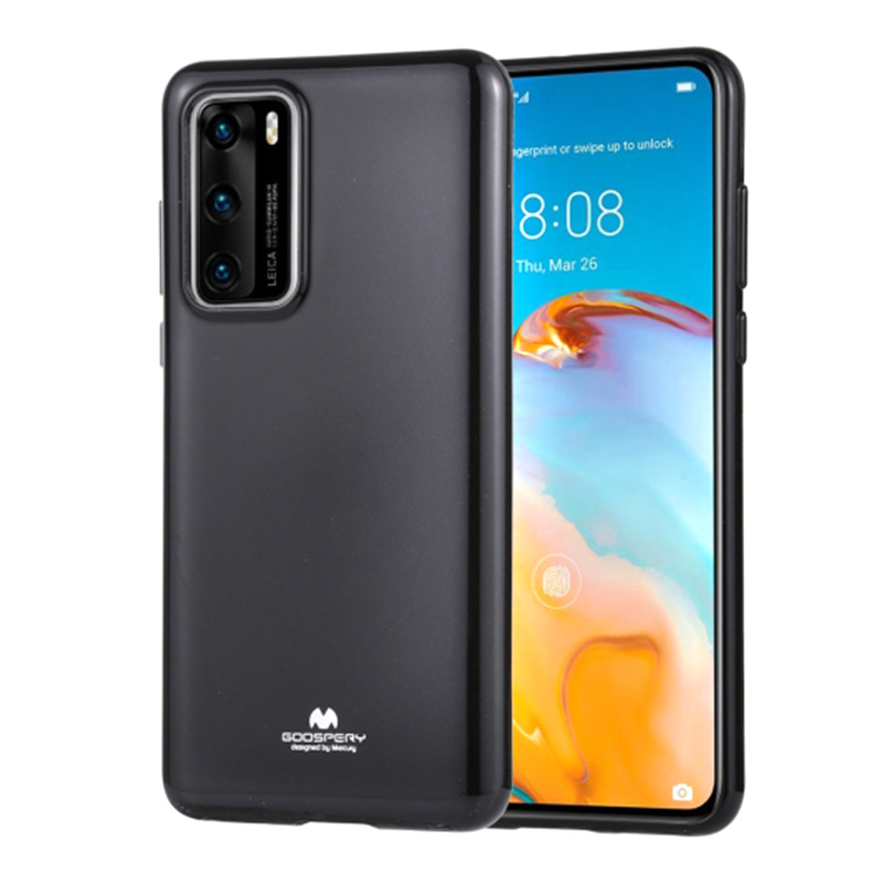 Goospery Jelly Case Back Cover (Huawei P40 Pro) black