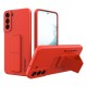 Wozinsky Kickstand Flexible Back Cover Case (Samsung Galaxy S22) red