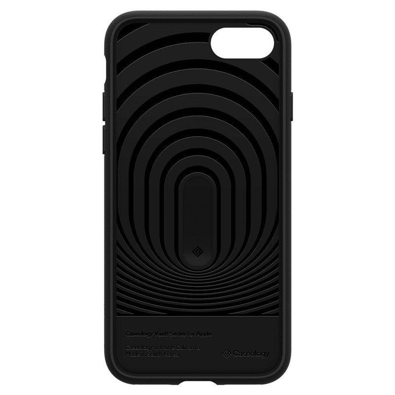 Caseology By Spigen® Vault Case (iPhone SE 2 / 8 / 7) matte black