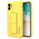 Wozinsky Kickstand Flexible Back Cover Case (iPhone 12 Pro Max) yellow