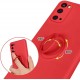 Finger Grip Case Back Cover (iPhone SE 2 / 8 / 7) red