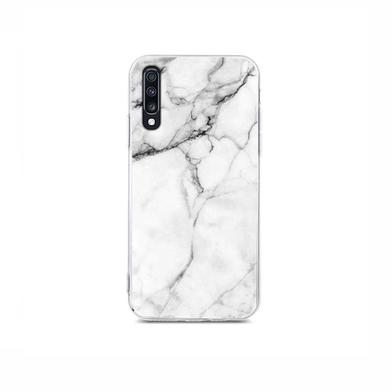 Wozinsky Marble Case Back Cover (Samsung Galaxy A70) white