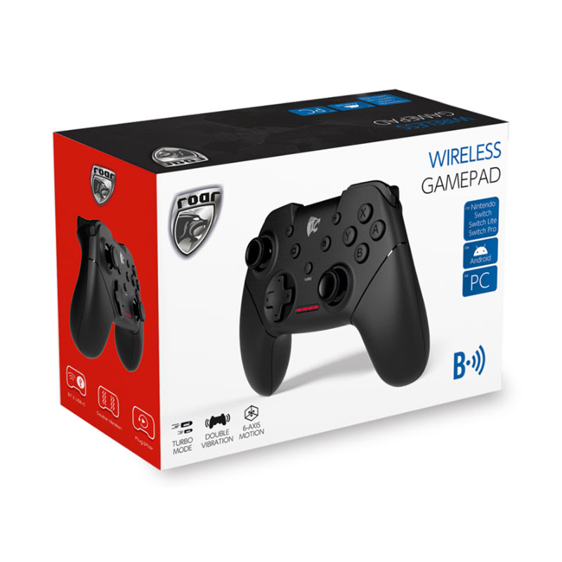 ROAR Ασύρματο Gamepad RR-0013 Nintendo Switch / PC / Android (black)