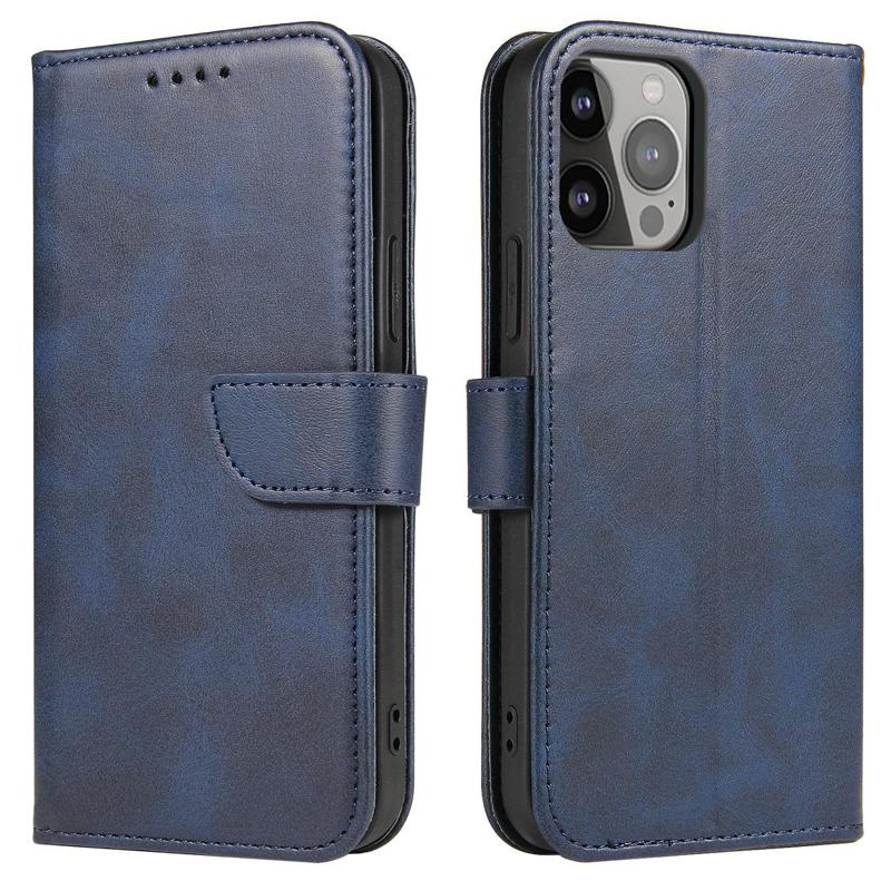 Elegant Magnet Case Book Cover (iPhone 15 Plus / 14 Plus) blue