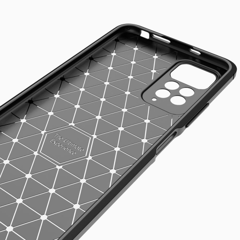 Tech-Protect Carbon Case Back Cover (Xiaomi Redmi Note 11 / 11S 4G) black