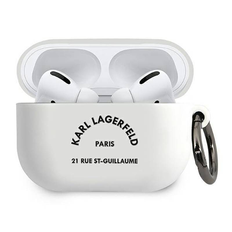 Karl Lagerfeld® Silicone RSG (Apple AirPods Pro 1 / 2) white