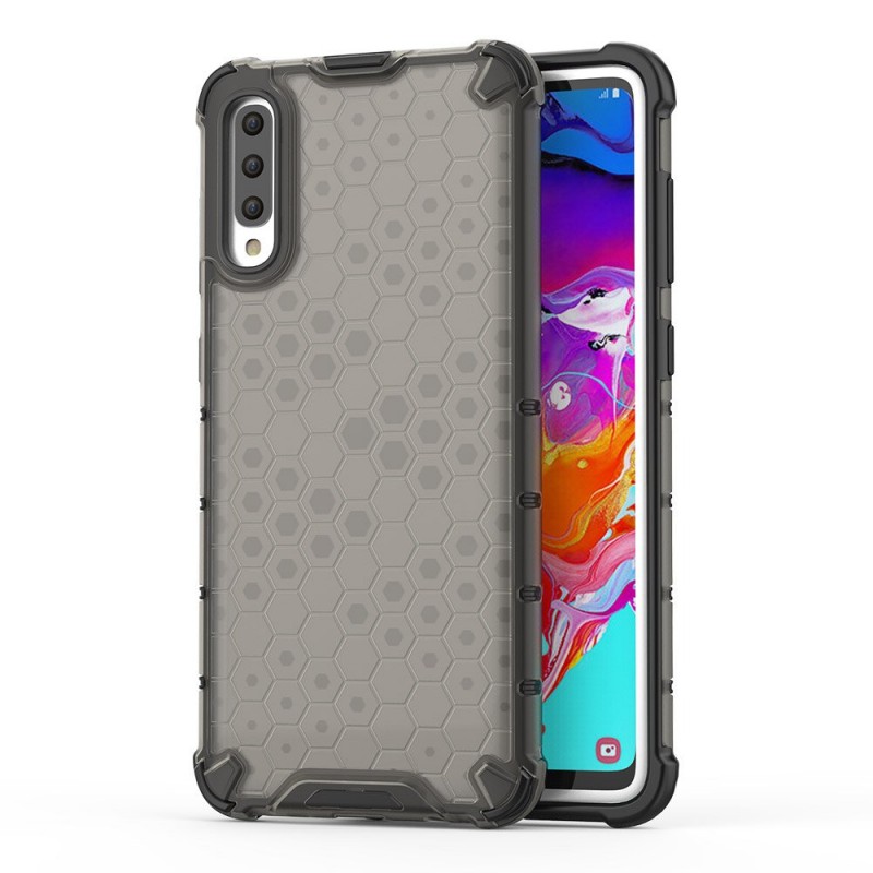 Honeycomb Armor Shell Case (Samsung Galaxy A40) black