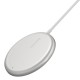 Baseus Mini Magnetic Aσύρματος Φορτιστής Qi 15W (MagSafe Compatible) white (WXJK-F02)