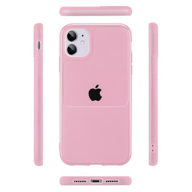 Protect Window Case Back Cover (iPhone 12 Mini) pink