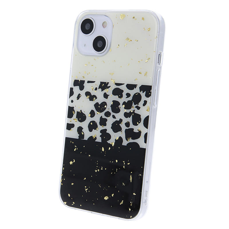 Gold Glam Back Cover Case (iPhone 11) leopard print 2