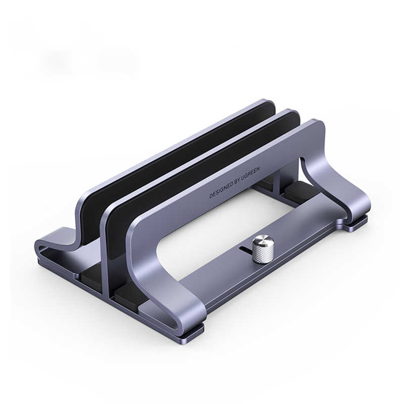Ugreen (Dual Slot) Aluminum Vertical Holder Βάση Στήριξης Laptop-Tablet (LP258) gunmetal