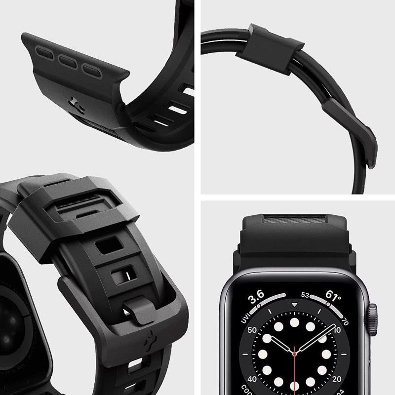 Spigen® Rugged Band™ Λουράκι AMP02855 (Apple Watch 2 / 3 / 4 / 5 / 6 / SE) (38/40mm) matte black