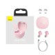 Baseus Encok Ακουστικό Bluetooth WM01 TWS 5.3 (NGTW240004) pink