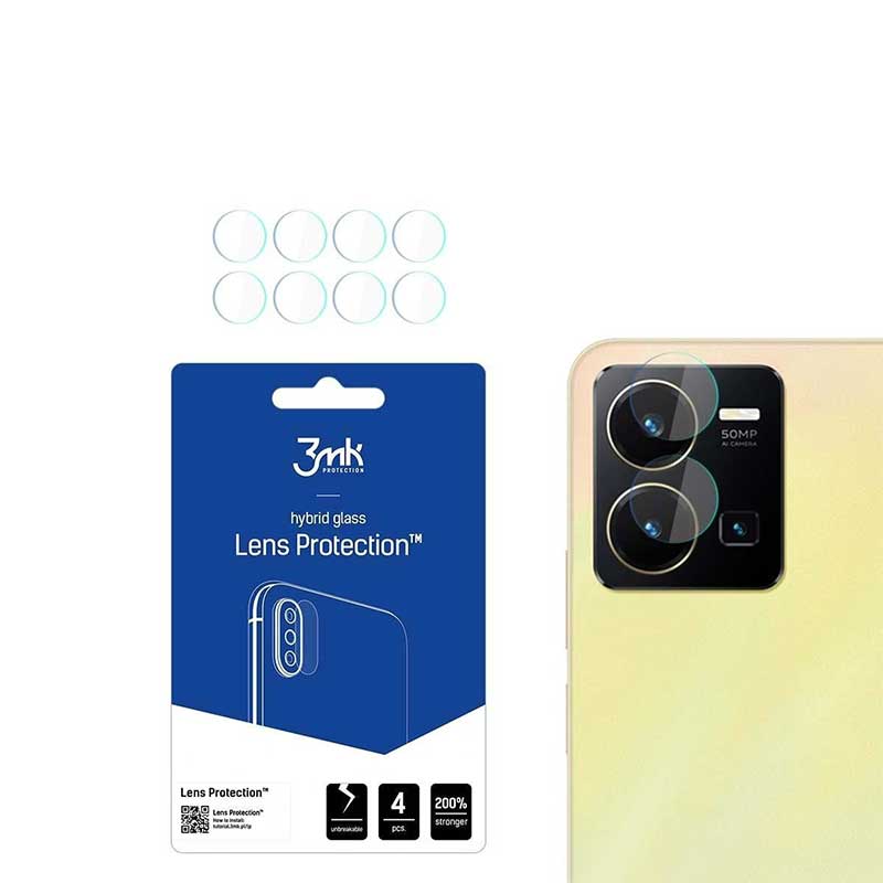 3MK Flexible Camera Lens Protector (Vivo Y35 / Y22s) 4 pcs set