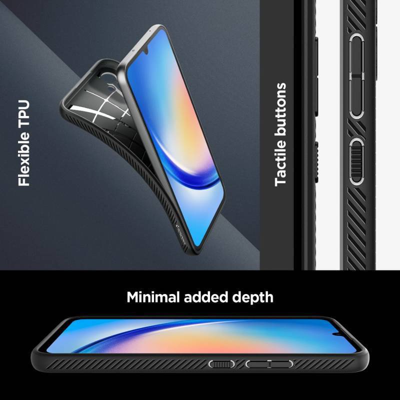 Spigen® Liquid Air™ ACS05905 Case (Samsung Galaxy A34 5G) matte-black