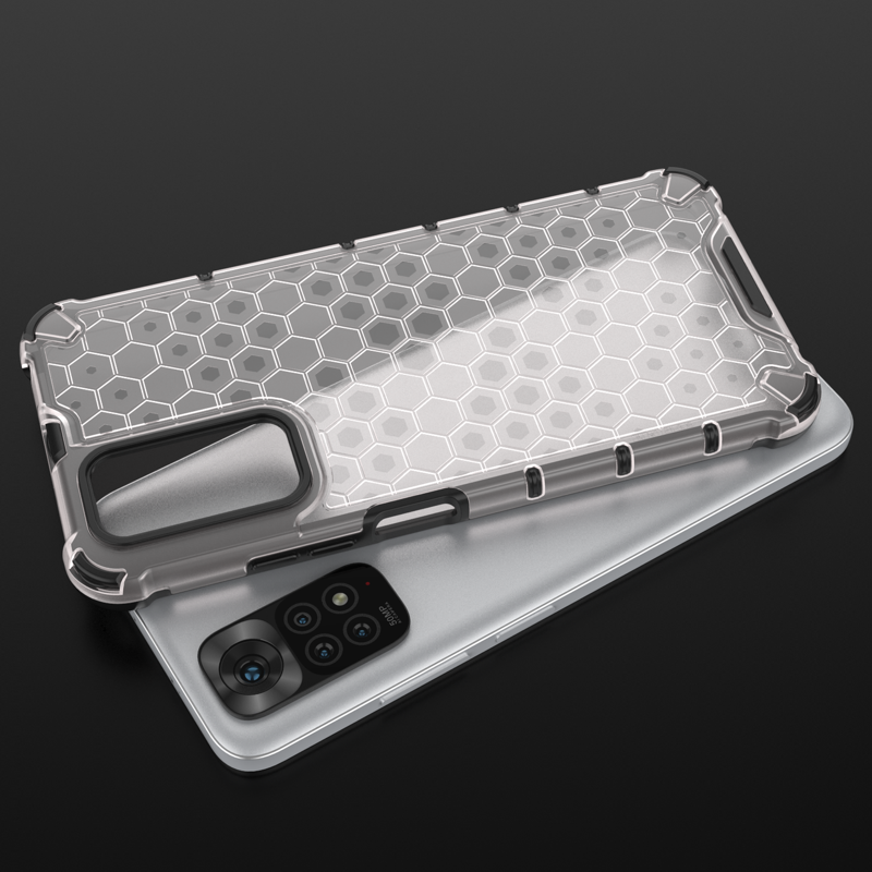 Honeycomb Armor Shell Case (Xiaomi Redmi Note 11 / 11S 4G) black
