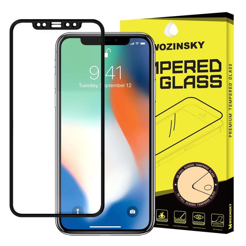 Wozinsky Tempered Glass Full Glue And Coveraged (iPhone 11 Pro / XS / X) black