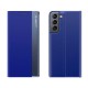 Sleep Window Case Book Cover (Samsung Galaxy S23) blue