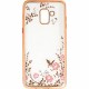 Bloomy Flower Case Back Cover (Samsung Galaxy J3 2017) gold