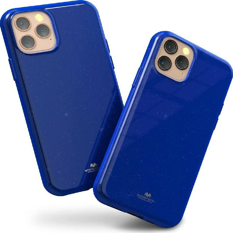 Goospery Jelly Case Back Cover (iPhone 14 Pro) blue