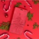 Christmas Mezzo Book Cover (Xiaomi Redmi 9C) tree-red