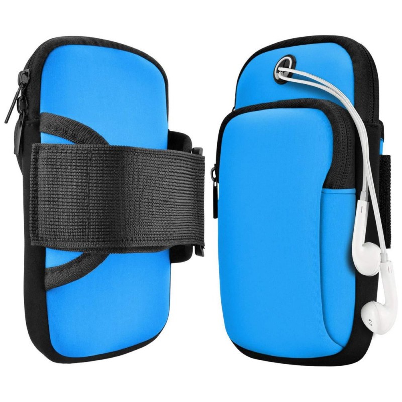 Running Armband Phone Pocket Case (blue)