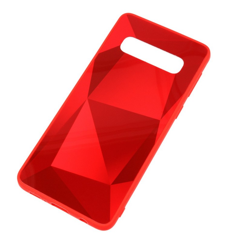 Diamond Mirror Case Back Cover (Samsung Galaxy S10) red