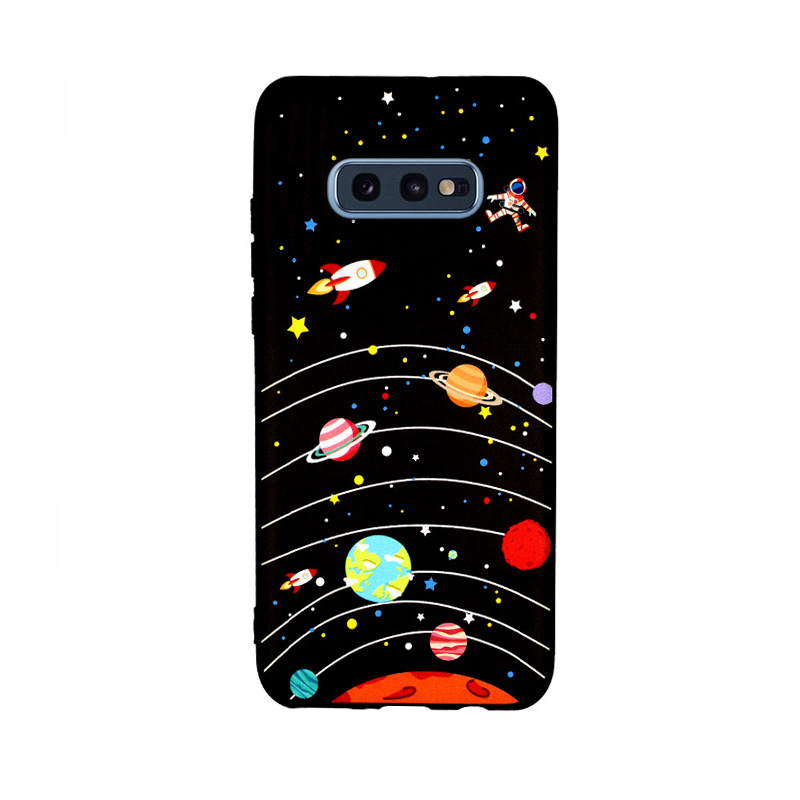 Slim Art Case Back Cover (Samsung Galaxy S10E) rocket-planet