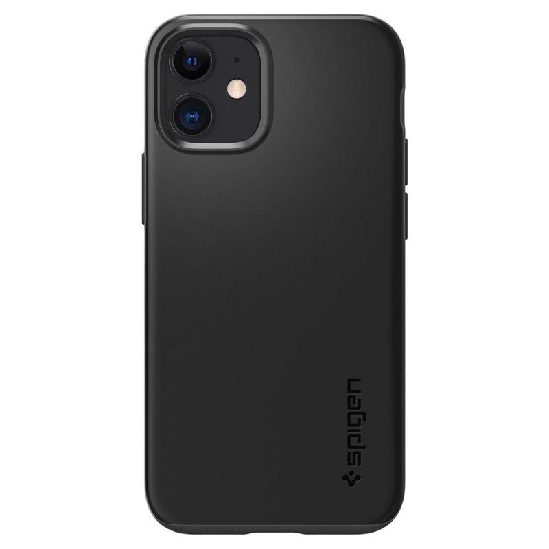 Spigen® Thin Fit™ ACS01739 Case (iPhone 12 Mini) black