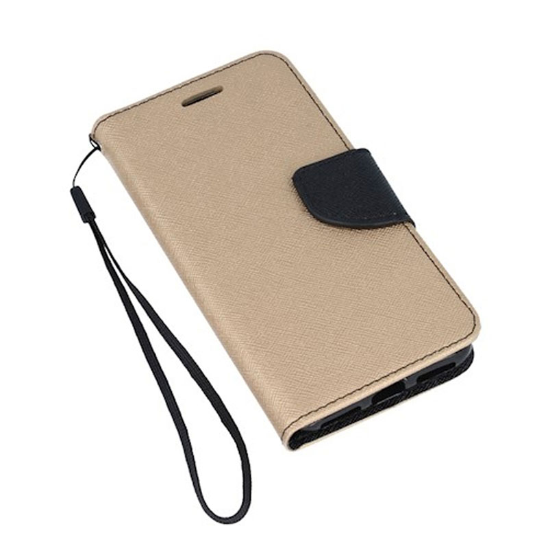 Smart Fancy Book Cover (Samsung Galaxy A42 5G) gold-black