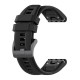 Silicone IconBand Λουράκι (Garmin Fenix 5X-5X Plus / 6X-6X Pro / 7X-7X Pro / 8) (51mm) black (9)