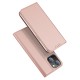 DUX DUCIS Skin Pro Book Cover (iPhone 15) rose gold