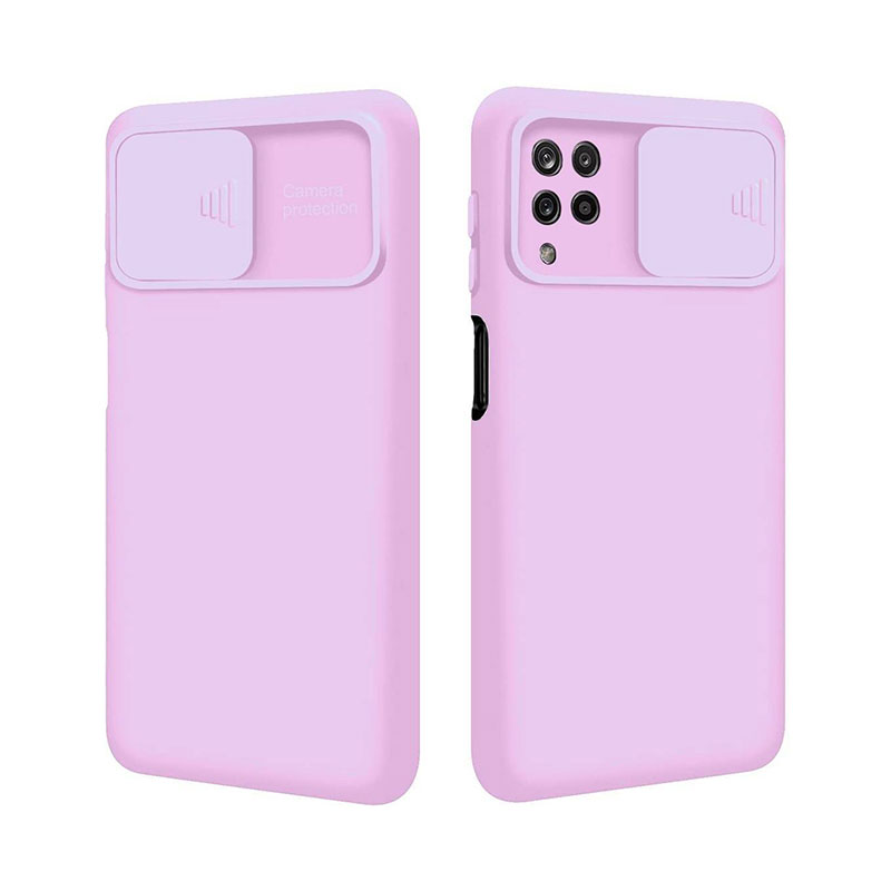 Nexeri Cam Slider Case Back Cover (Samsung Galaxy A22 4G) purple