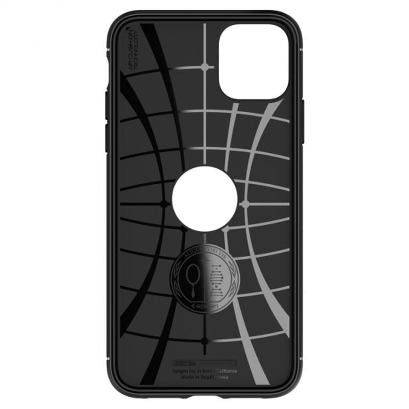 Spigen® Rugged Armor™ 076CS27183 Case (iPhone 11) matte black