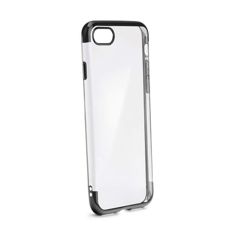 Clear Electroplating Case Back Cover (Huawei Y5p) black