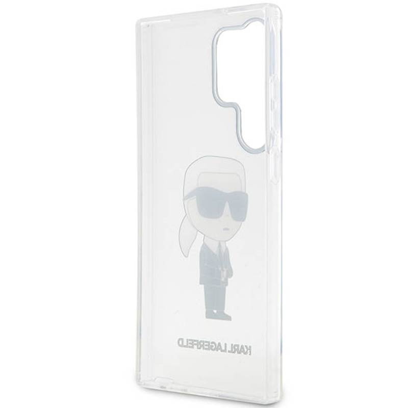 Karl Lagerfeld® Ikonik HardCase Cover (Samsung Galaxy S23 Ultra) clear