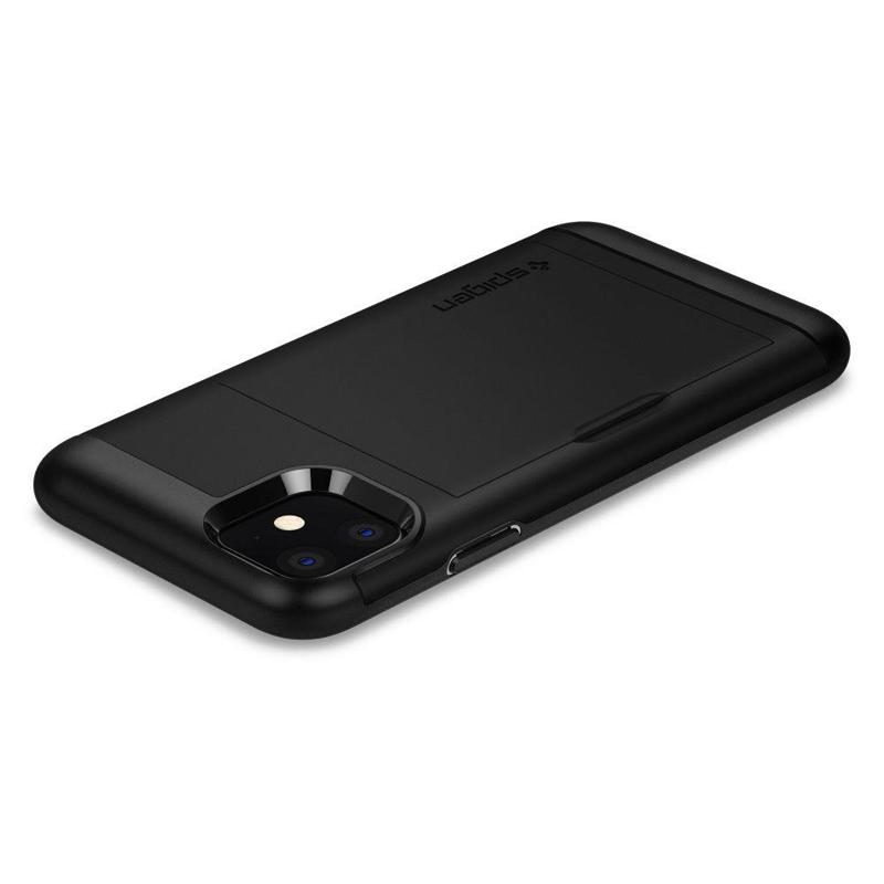 Spigen® Slim Armor CS™ 076CS27435 Case (iPhone 12 / 12 Pro) black