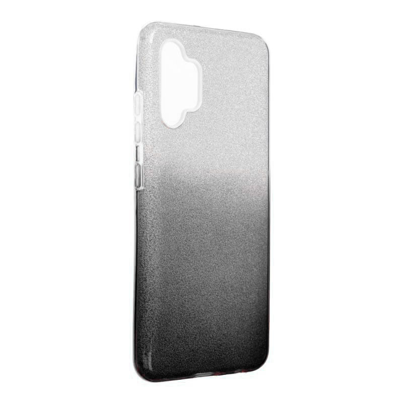 Glitter Shine Case Back Cover (Samsung Galaxy A32 4G) silver-black
