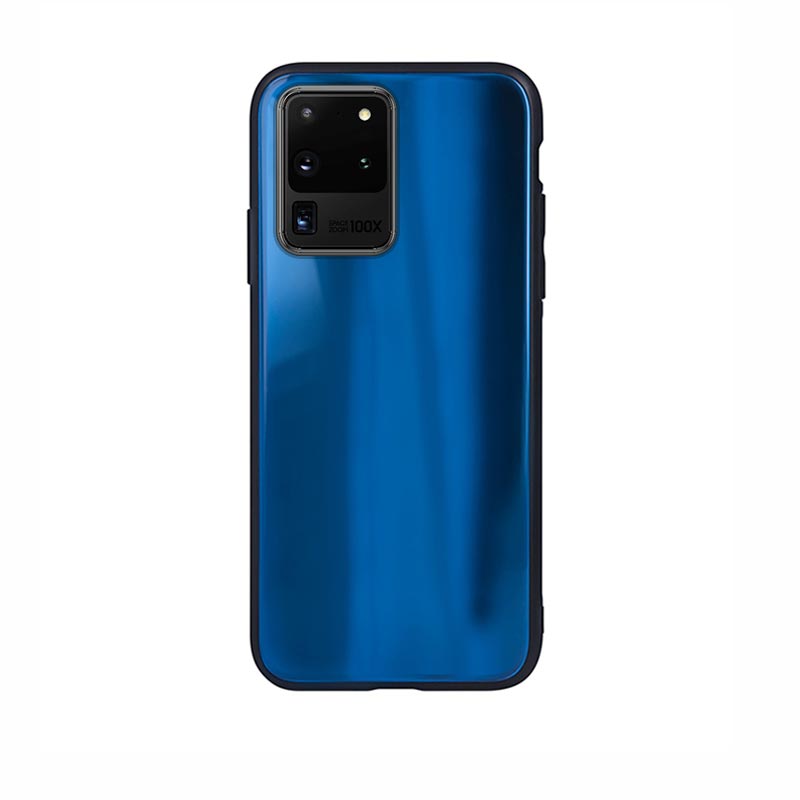 Aurora Glass Case Back Cover (Samsung Galaxy S20 Ultra) blue