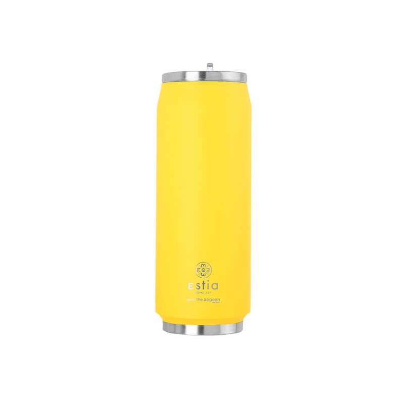 Estia Travel Cup 500ml Save Τhe Aegean (Pineapple Yellow)