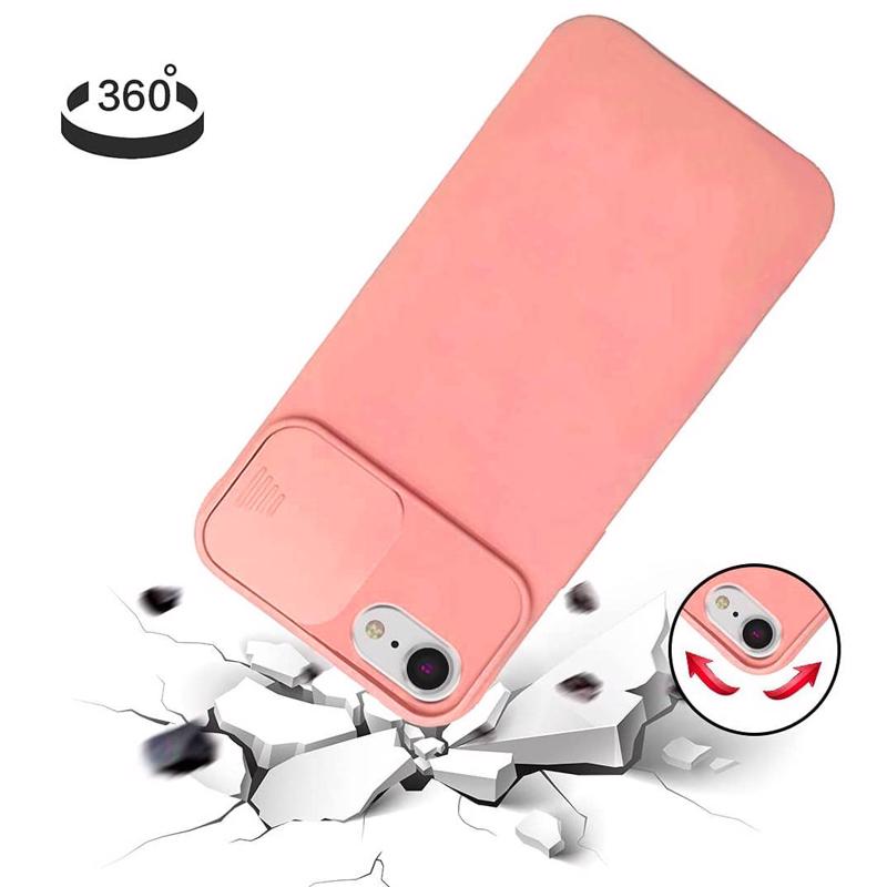 Nexeri Cam Slider Case Back Cover (Samsung Galaxy A72) peach