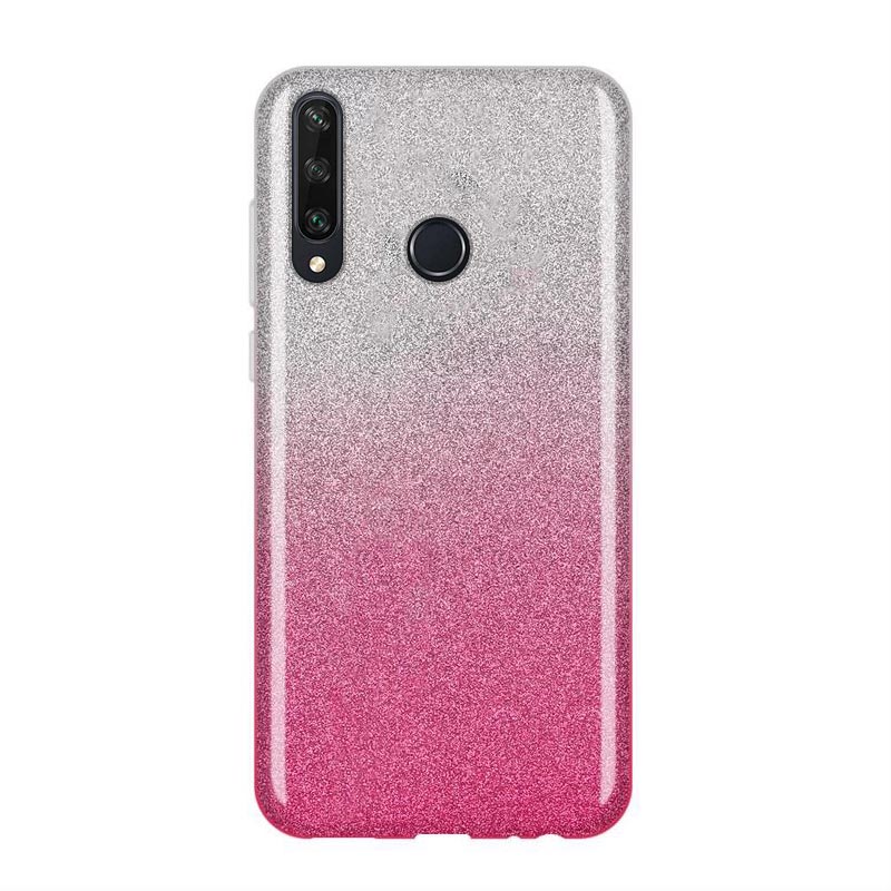 Glitter Shine Case Back Cover (Huawei Y6p) silver-pink