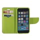 Smart Fancy Book Cover (iPhone 12 / 12 Pro) blue-green