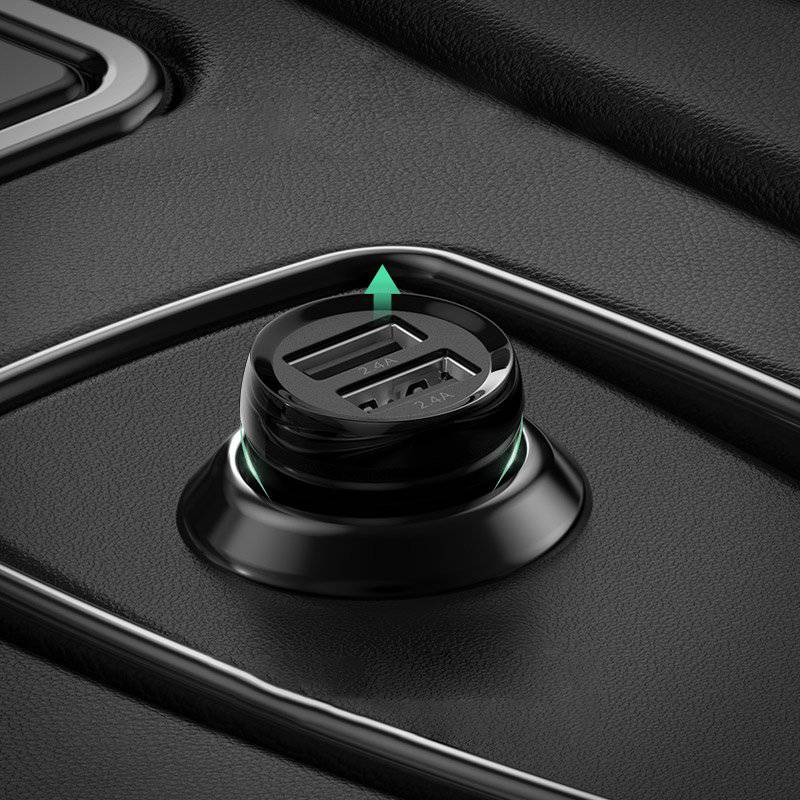Ugreen Car charger 2x USB 24W 4.8 A (50875) black